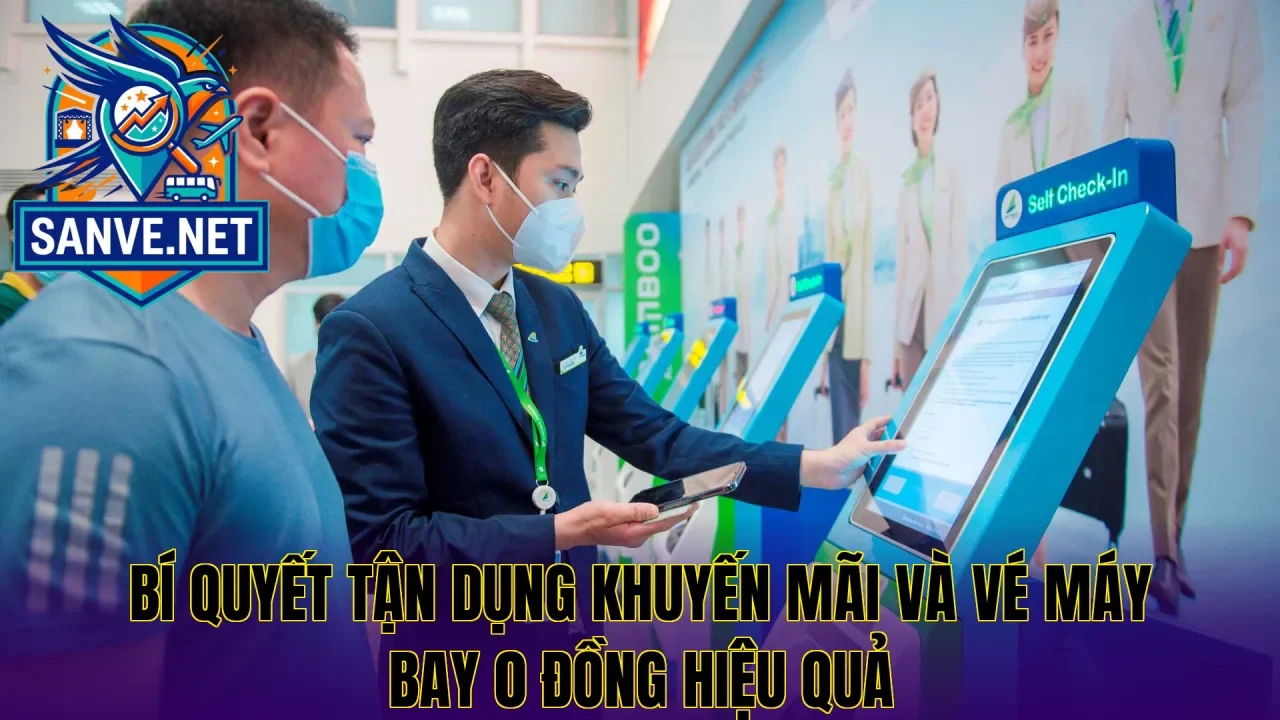 Bí quyết tận dụng khuyến mãi và vé máy bay 0 đồng hiệu quả