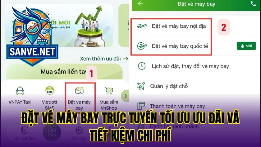 Đặt vé máy bay trực tuyến tối ưu ưu đãi và tiết kiệm chi phí