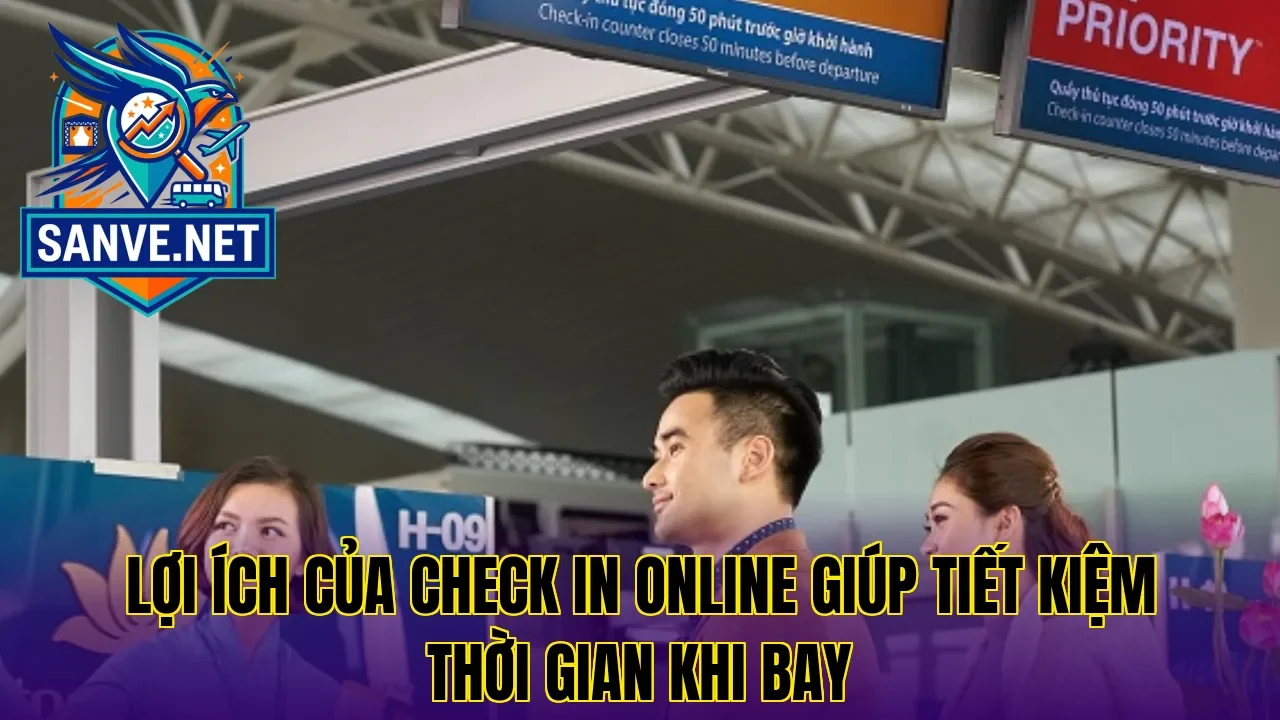 Lợi ích của check in online giúp tiết kiệm thời gian khi bay