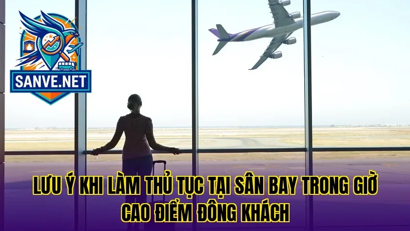 Lưu ý khi làm thủ tục tại sân bay trong giờ cao điểm đông khách