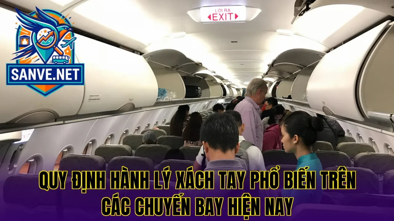 Quy định hành lý xách tay phổ biến trên các chuyến bay hiện nay